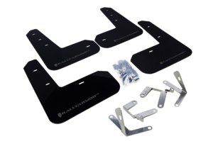 Toyota FR S Mud Flaps - Rally Armor - UR Series Polyurethane - Black/Grey - `13-`17